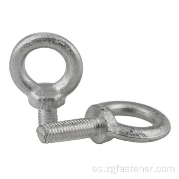 Pernos de anillo de ojos galvanizados con salsa caliente DIN580